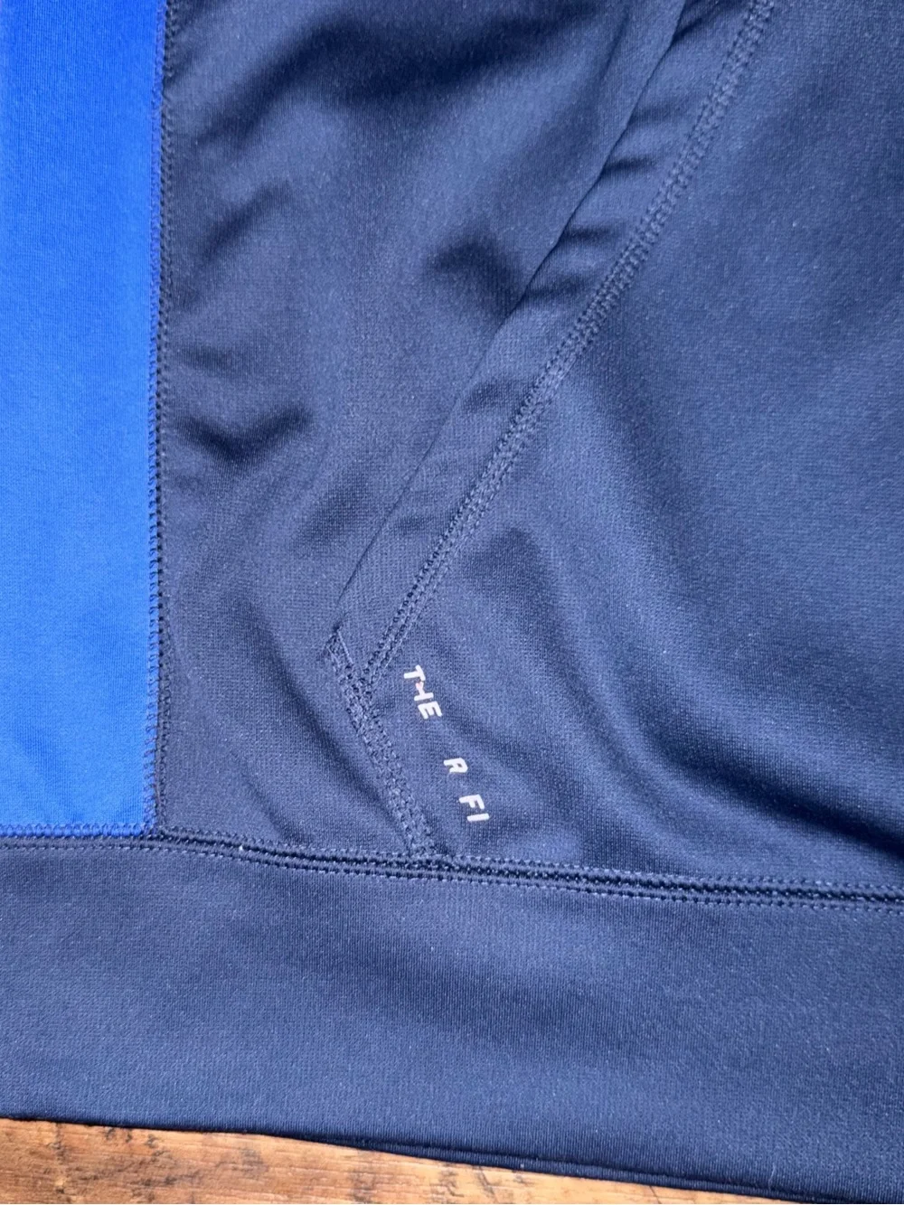 Nike Navy and Royal Blue Pullover Hoodie
